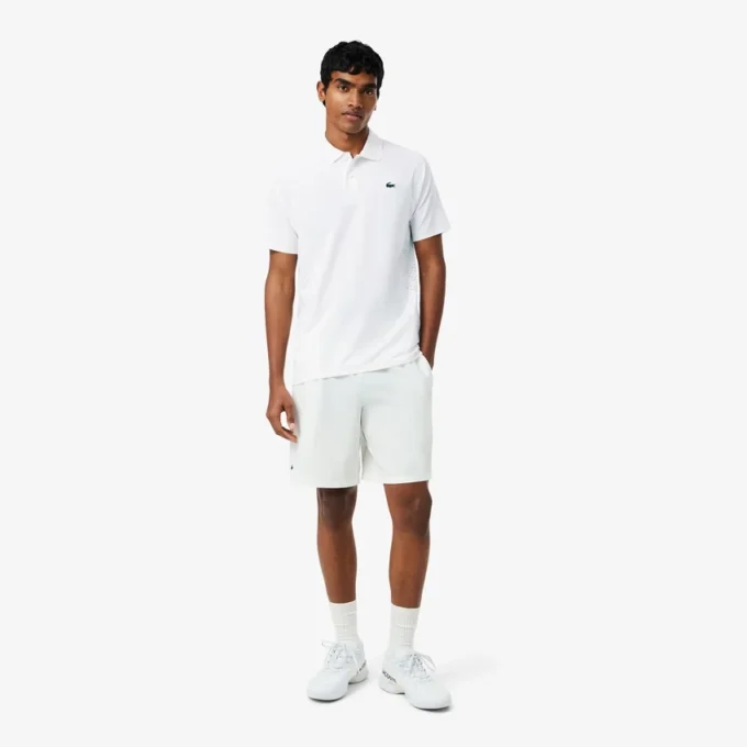Polo Lacoste Tennis X Novak Djokovic sur le court Polo Lacoste Tennis X Novak Djokovic sur le court