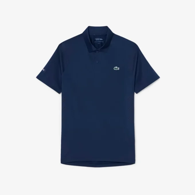 Polo Lacoste Tennis X Novak Djokovic sur le court Polo Lacoste Tennis X Novak Djokovic sur le court
