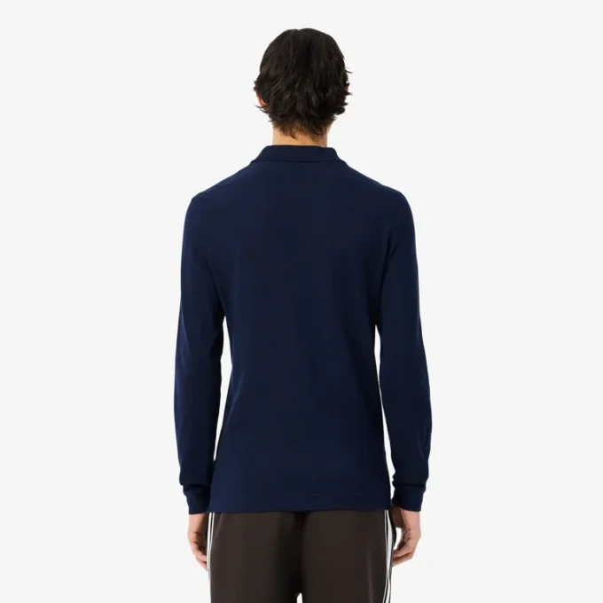Polo à manches longues slim fit L.12.12 pour homme Polo à manches longues slim fit L.12.12 pour homme