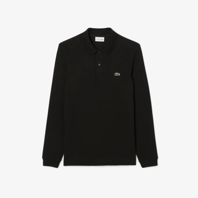 Polo à manches longues slim fit L.12.12 pour homme Polo à manches longues slim fit L.12.12 pour homme