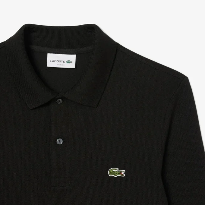 Polo à manches longues slim fit L.12.12 pour homme Polo à manches longues slim fit L.12.12 pour homme