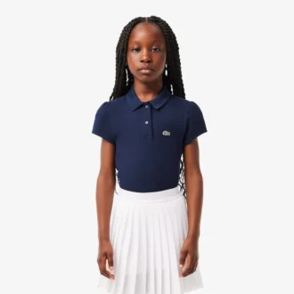 Polo Mini Piqua à col festonné pour enfant