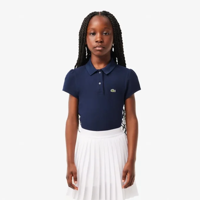 Polo Mini Piqua à col festonné pour enfant