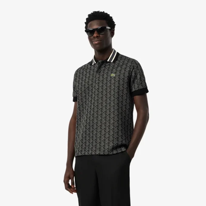 Polo Monogramme coupe classique pour homme Polo Monogramme coupe classique pour homme