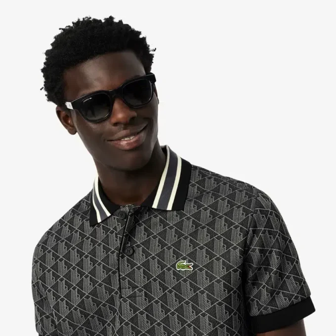 Polo Monogramme coupe classique pour homme Polo Monogramme coupe classique pour homme