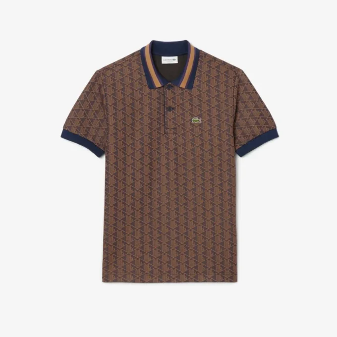 Polo Monogramme coupe classique pour homme Polo Monogramme coupe classique pour homme