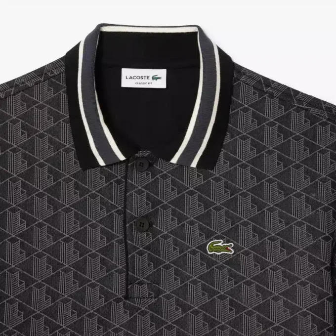Polo Monogramme coupe classique pour homme Polo Monogramme coupe classique pour homme