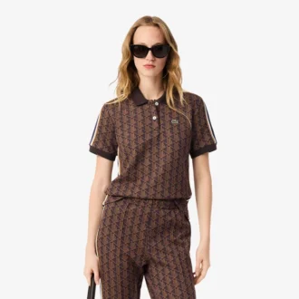 Polo Monogramme Slim Fit pour femme