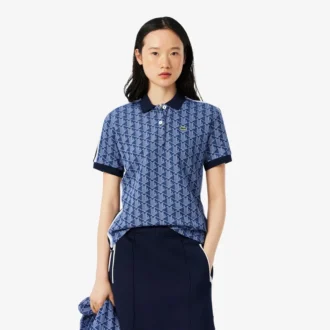 Polo Monogramme Slim Fit pour femme