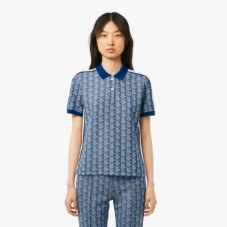 Polo Monogramme Slim Fit pour femme