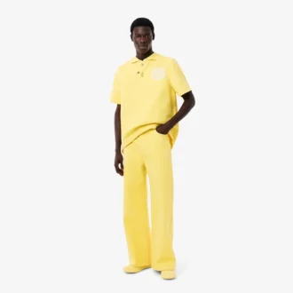 Polo oversize en denim Runway pour homme