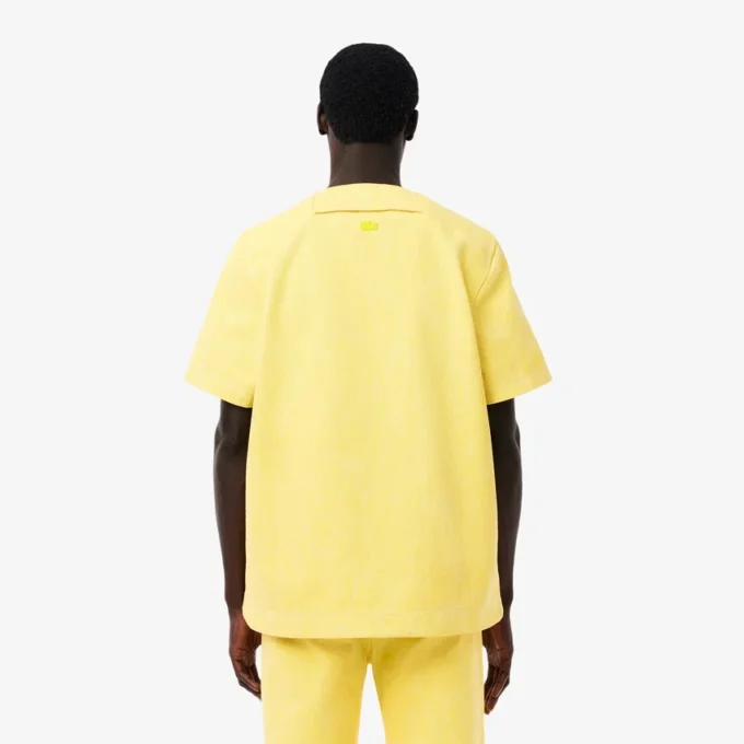 Polo oversize en denim Runway pour homme Polo oversize en denim Runway pour homme