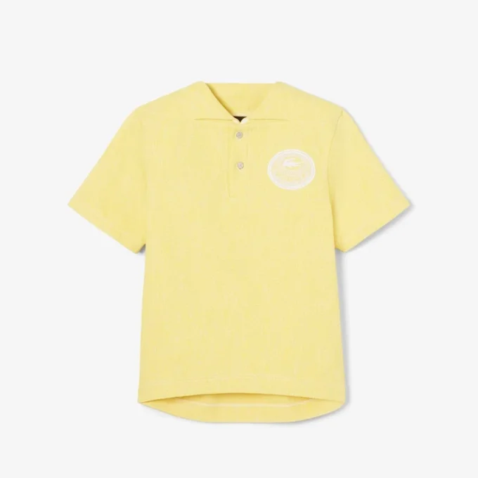 Polo oversize en denim Runway pour homme Polo oversize en denim Runway pour homme
