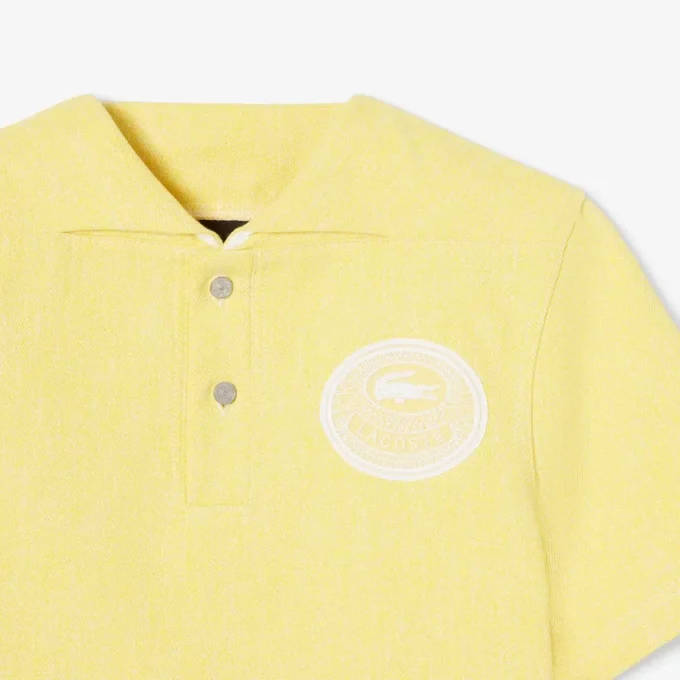 Polo oversize en denim Runway pour homme Polo oversize en denim Runway pour homme