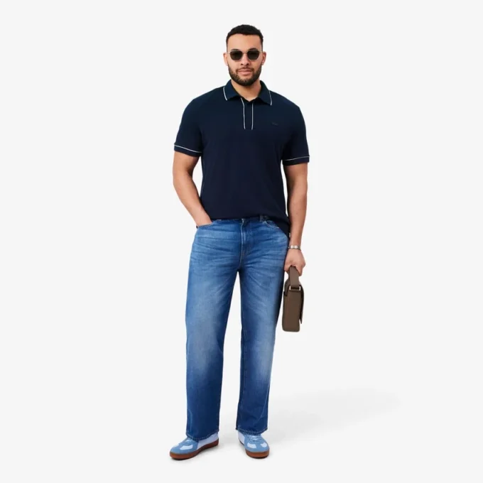 Polo Paris Stretch Piqué pour homme, coupe classique Polo Paris Stretch Piqué pour homme, coupe classique