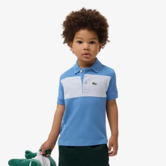 Polo Petit Piqué à blocs de couleur Polo Petit Piqué à blocs de couleur