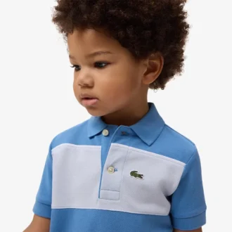 Polo Petit Piqué à blocs de couleur Polo Petit Piqué à blocs de couleur