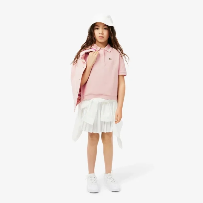 Polo Petit Piqué à plis dans le dos pour enfant Polo Petit Piqué à plis dans le dos pour enfant