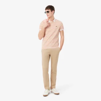 Polo Petit Piqué rayé à la coupe classique