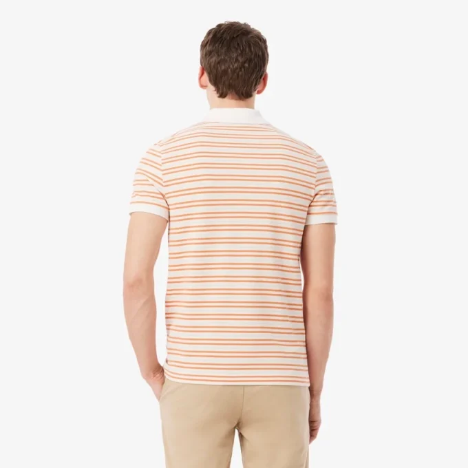 Polo Petit Piqué rayé à la coupe classique