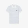 Polo Petit Piqué rayé à la coupe classique Polo Petit Piqué rayé à la coupe classique