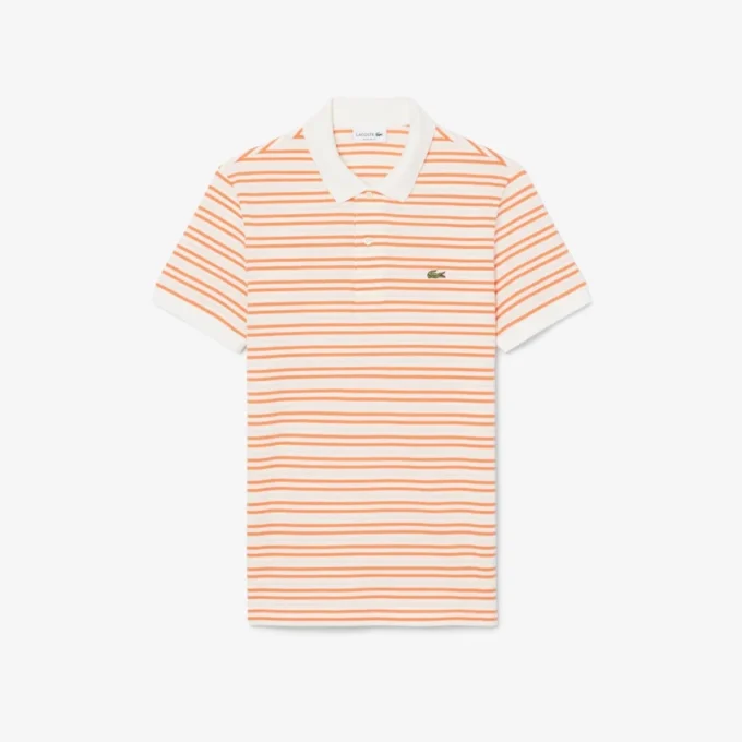 Polo Petit Piqué rayé à la coupe classique