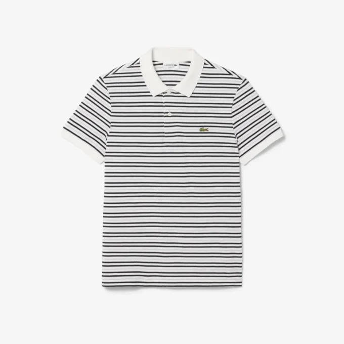 Polo Petit Piqué rayé à la coupe classique