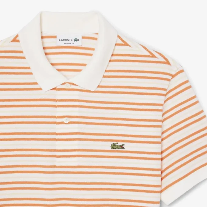 Polo Petit Piqué rayé à la coupe classique