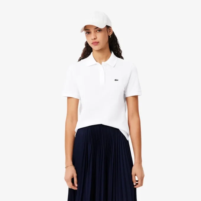 Polo Petit Piqué souple coupe classique pour femme Polo Petit Piqué souple coupe classique pour femme