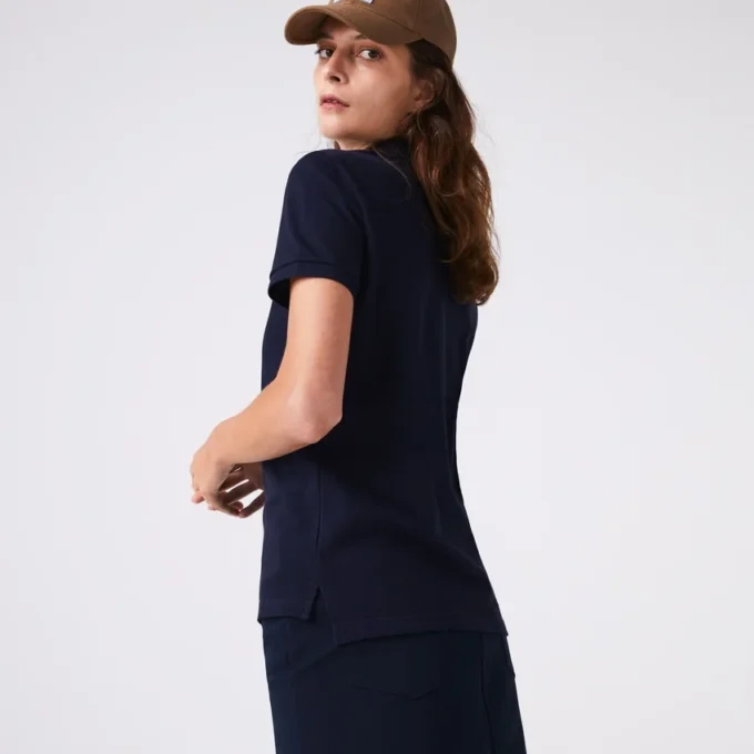 Polo Petit Piqué souple coupe classique pour femme Polo Petit Piqué souple coupe classique pour femme