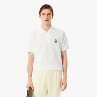 Polo Piqué Classic Fit avec écusson