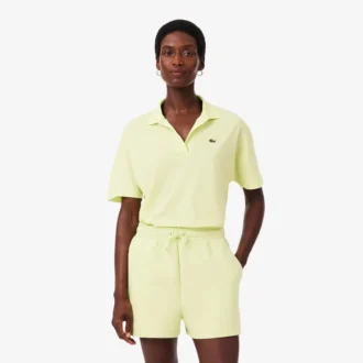 Polo Piqué Coupe Décontractée pour Femme