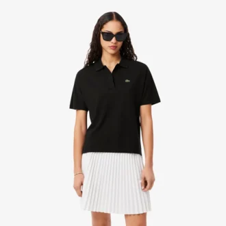 Polo Piqué Coupe Décontractée pour Femme