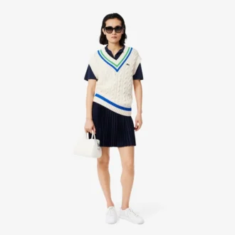 Polo Piqué Coupe Décontractée pour Femme