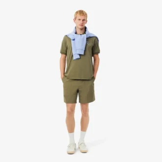 Polo Piqué à Motif Brodé Coupe Classique pour Homme