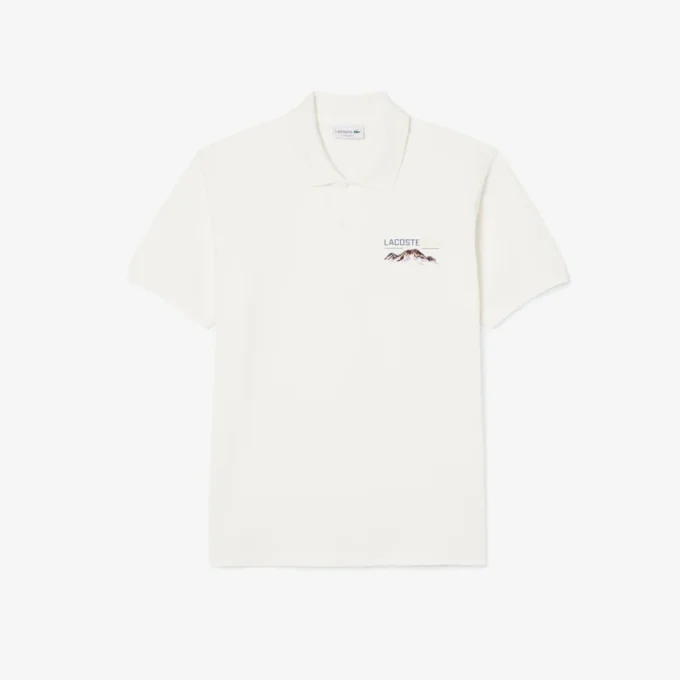 Polo Piqué à Motif Brodé Coupe Classique pour Homme Polo Piqué à Motif Brodé Coupe Classique pour Homme