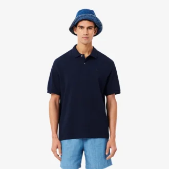 Polo Piqué Épais Coupe Ample pour Homme