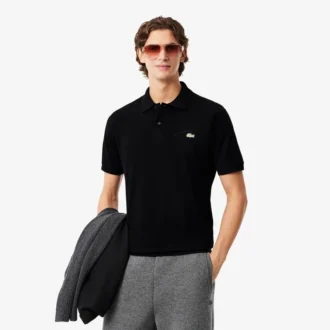 Polo Piqué pour homme à coupe classique avec détails brodés