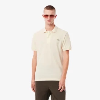 Polo Piqué pour homme à coupe classique avec détails brodés