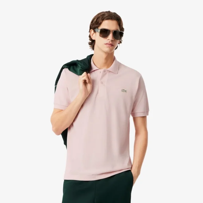 Polo Piqué pour homme à coupe classique avec détails brodés Polo Piqué pour homme à coupe classique avec détails brodés