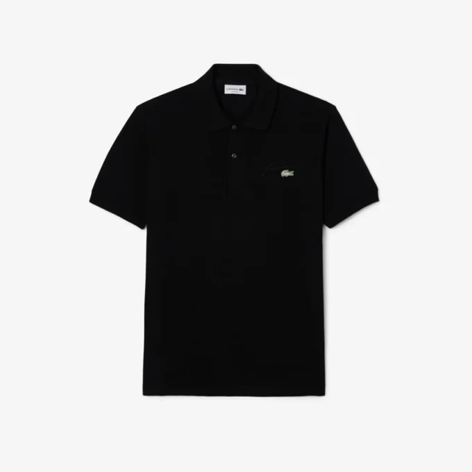 Polo Piqué pour homme à coupe classique avec détails brodés Polo Piqué pour homme à coupe classique avec détails brodés