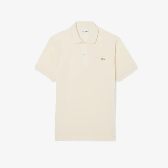 Polo Piqué pour homme à coupe classique avec détails brodés Polo Piqué pour homme à coupe classique avec détails brodés