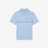 Polo piqué Ultra Dry à rayures griffées Polo piqué Ultra Dry à rayures griffées