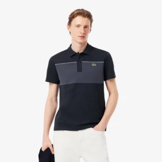 Polo Piqua à blocs de couleur, coupe classique