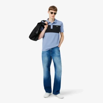 Polo Piqua à blocs de couleur, coupe classique