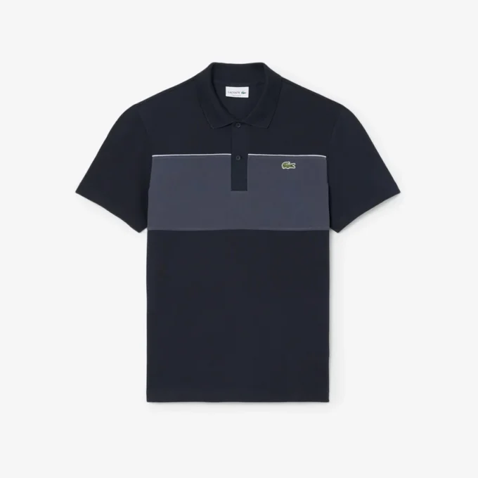 Polo Piqua à blocs de couleur, coupe classique