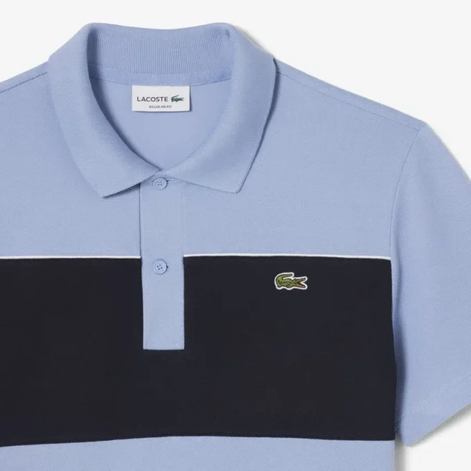 Polo Piqua à blocs de couleur, coupe classique Polo Piqua à blocs de couleur, coupe classique