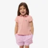 Polo Piqua à col festonné pour fille Polo Piqua à col festonné pour fille