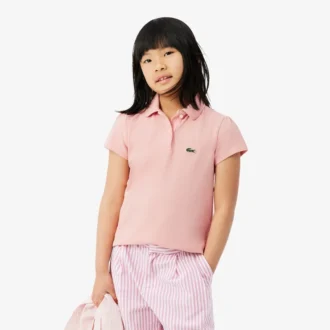 Polo Piqua à col festonné pour fille