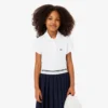 Polo Piqua à col festonné pour fille Polo Piqua à col festonné pour fille